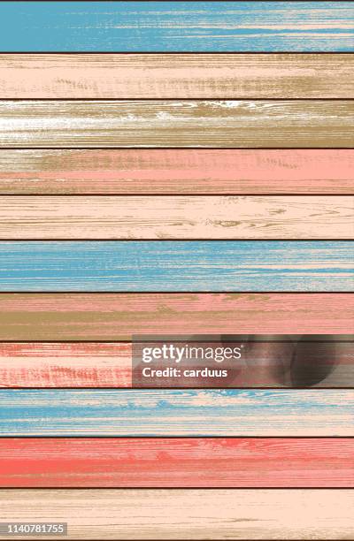 vector wood planking  textured  background - baseboard stock illustrations