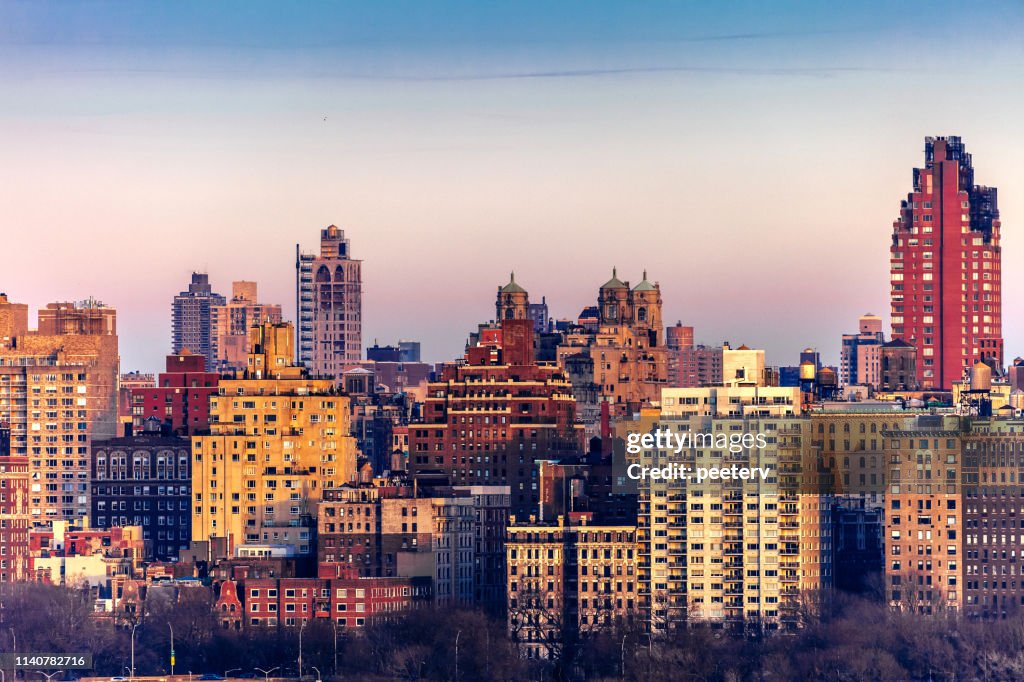 Manhattan sunset, New York City