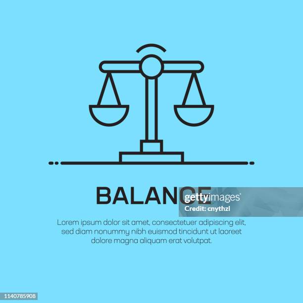 balance vector line icon - simple thin line icon, premium quality design element - oversized wallet stock illustrations