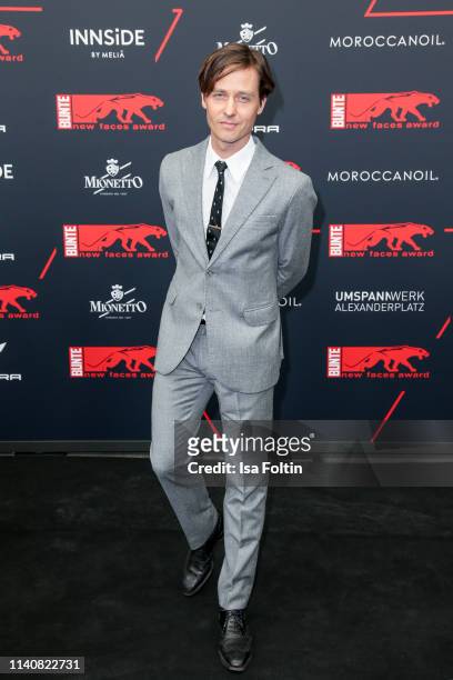 German actor Tom Schilling attends the New Faces Award Film at Umspannwerk Alexanderplatz on May 2, 2019 in Berlin, Germany.