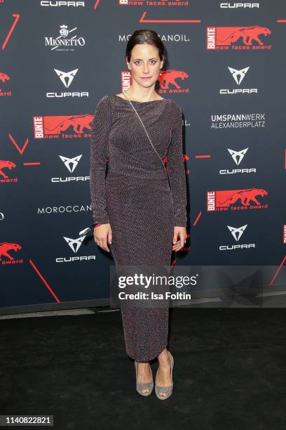 German actress Anja Knauer attends the New Faces Award Film at Umspannwerk Alexanderplatz on May 2, 2019 in Berlin, Germany.