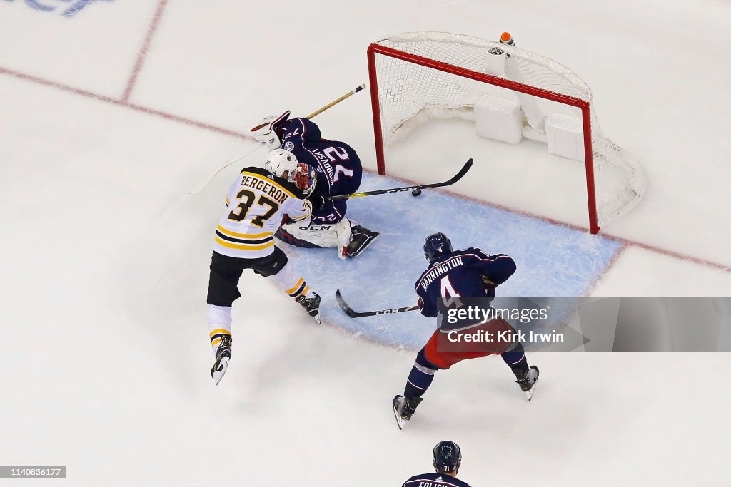 Boston Bruins v Columbus Blue Jackets - Game Four