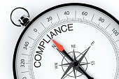 Compass Arrow Pointing to Compliance