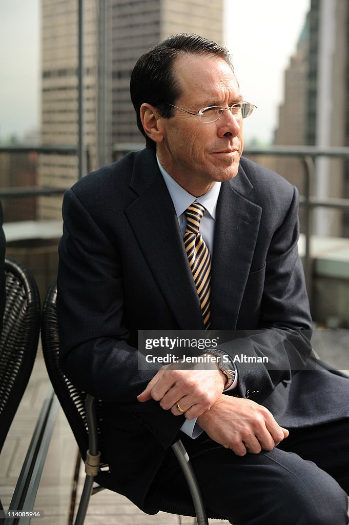 Randall Mathson CEO Of AT&T Randall Stephenson is photographed for USA Today on April ...