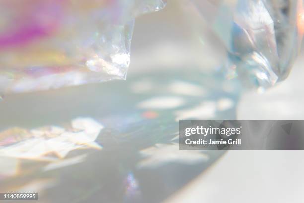 close-up of crystal - crystal stock pictures, royalty-free photos & images