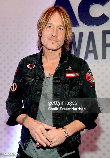 Keith Urban attends the 54th Academy Of Country Music Awards Cumulus/Westwood One Radio Remotes on April 06, 2019 in Las Vegas, Nevada.