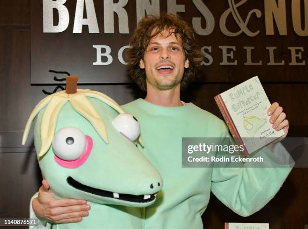 Matthew Gray Gubler celebrates his new book "Rumple Buttercup: A Story of Bananas, Belonging, and Being Yourself" at Barnes & Noble at The Grove on...