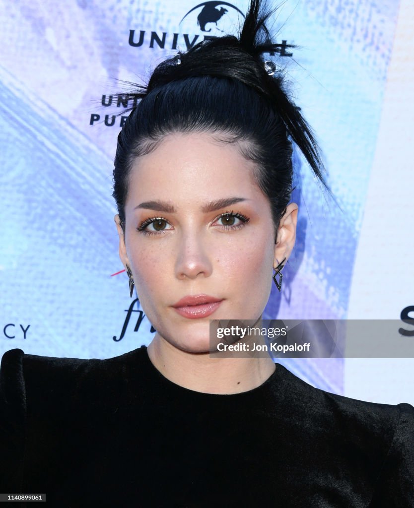 Halsey attends "Ending Youth Homelessness: A Benefit For My Friend's