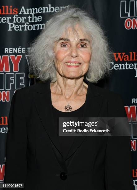 Paula Prentiss attends the LA Premiere of Renee Taylor's "My Life On A Diet" Night 2 at Wallis Annenberg Center for the Performing Arts on April 06,...