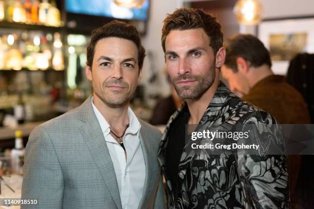 David Lago and Erik Fellows attend "The Bay" The Series Pre-Emmy Red Carpet Celebration at The Shelby on May 2, 2019 in Los Angeles, California.