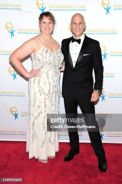 Margaret Hoelzer and Paul Shapiro attend ICMEC Gala for Child Protection at Gotham Hall on May 2, 2019 in New York City.