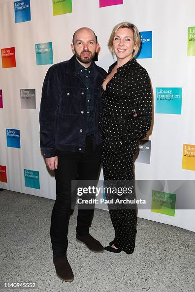 June Raphael Kids Actors Paul Scheer and June Diane Raphael attend the Library... News ...