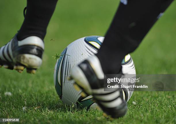 Womens football during the womens U19's international friendly match between Germany and Russia on May 11, 2011 in Bremerhaven, Germany.