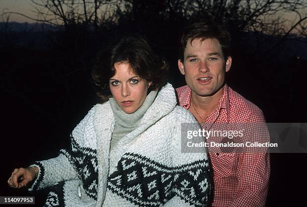 Actor Kurt Russell and Actress Season Hubley pose for a portrait in 1979 in Los Angeles, California.