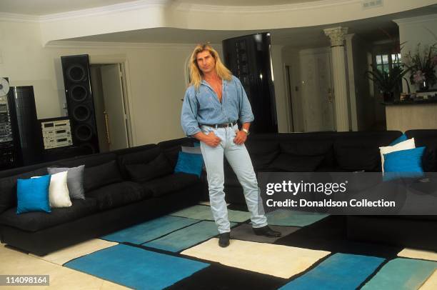 Model Fabio aka Fabio Lanzoni poses for a portrait in 1996 in Los Angeles, California.