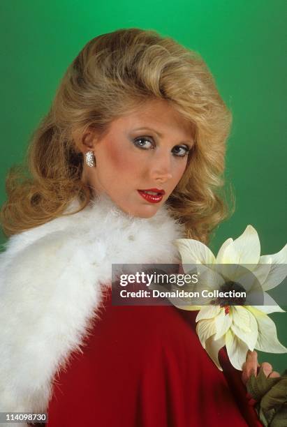 Actress Morgan Fairchild poses for a portrait in c.1985 in Los Angeles, California.