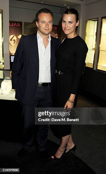 Alana Bunte attends a pre-party for Polo in the Park hosted by Theo Fennell at the Theo Fennell shop on May 11, 2011 in London, England.