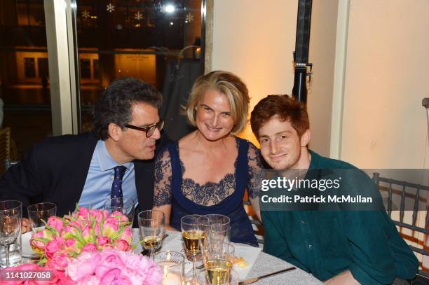 Lorenzo Lorenzotti, Olivia Flatto and Aaron Wolff attend Juilliard Spring 2019 Gala at Peter Jay Sharp Theater on May 1, 2019 in New York.