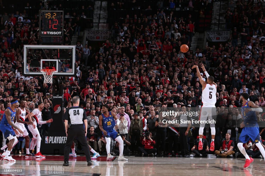 Western Conference SemiFinals - Denver Nuggets v Portland Trail Blazers