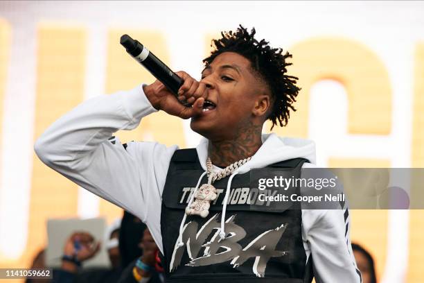 YoungBoy Never Broke Again performs during JMBLYA at Fair Park on May 3, 2019 in Dallas, Texas.
