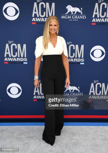 Nancy O'Dell attends the 54th Academy Of Country Music Awards at MGM Grand Hotel & Casino on April 07, 2019 in Las Vegas, Nevada.