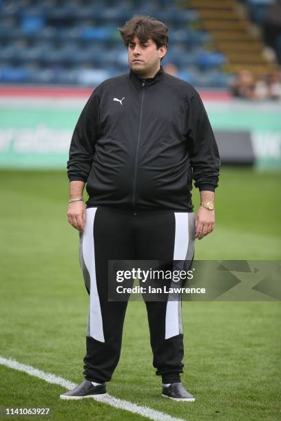 James Argent taking part in Sellebrity Football Charity Match at Adams Park on April 07, 2019 in High Wycombe, England.