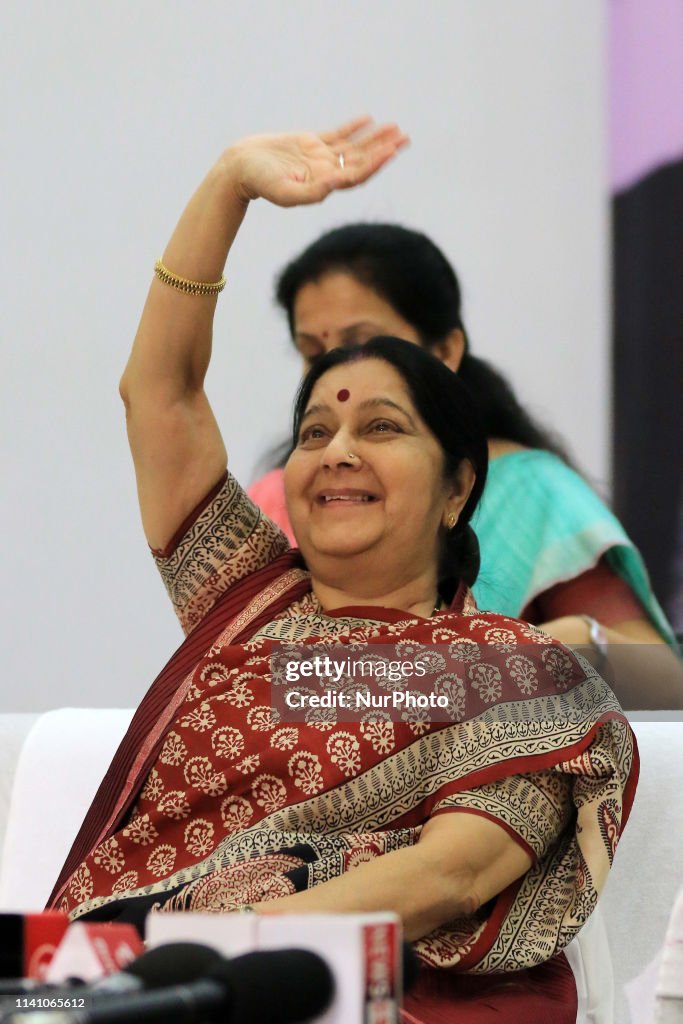 Union Minister Sushma Swaraj In Jaipur