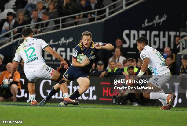 Ben Smith of the Highlanders during the Round 12 Super Rugby match between the Highlanders and the Chiefs on May 4, 2019 in Dunedin, New Zealand.