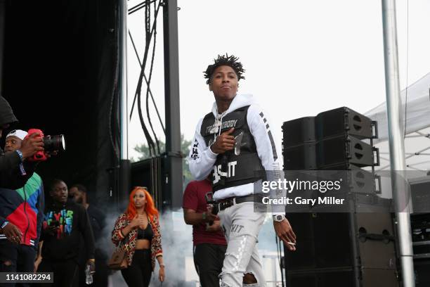 Youngboy Never Broke Again performs in concert during JMBLYA Dallas at Fair Park on May 3, 2019 in Dallas, Texas.