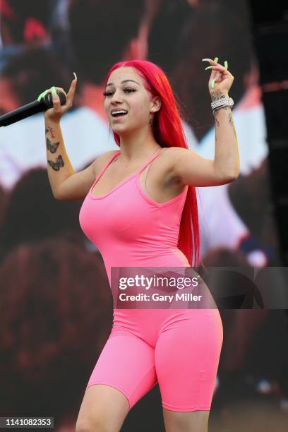 Danielle Bregoli AKA Bhad Bhabie performs in concert during JMBLYA Dallas at Fair Park on May 3, 2019 in Dallas, Texas.