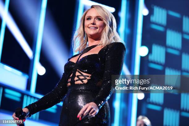 Miranda Lambert performs onstage during the 54th Academy Of Country Music Awards at MGM Grand Garden Arena on April 07, 2019 in Las Vegas, Nevada.