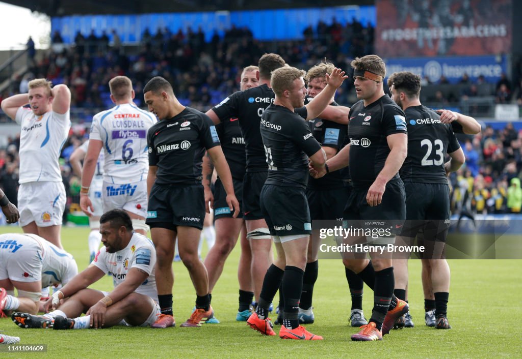 Saracens v Exeter Chiefs - Gallagher Premiership Rugby