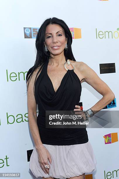Reality TV Star Danielle Staub attends the Dolce Group, 51 Minds & VH1's New Reality Series "Famous Food" hosts the grand opening of the Lemon Basket...