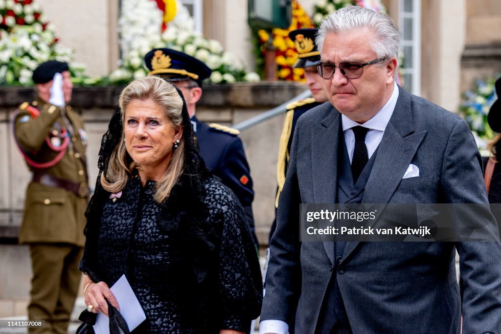 Funeral of Grand Duke Jean in Luxembourg 4 May