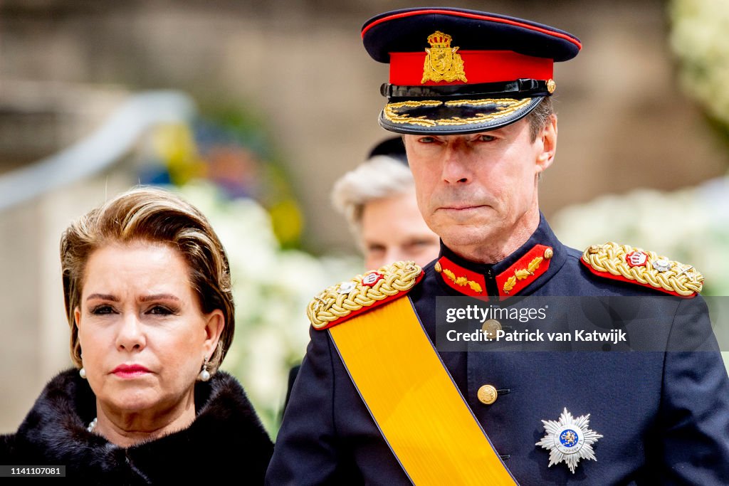 Funeral of Grand Duke Jean in Luxembourg 4 May