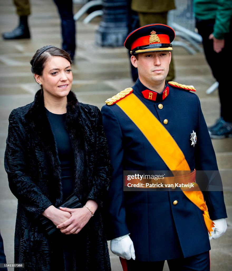Funeral of Grand Duke Jean in Luxembourg 4 May
