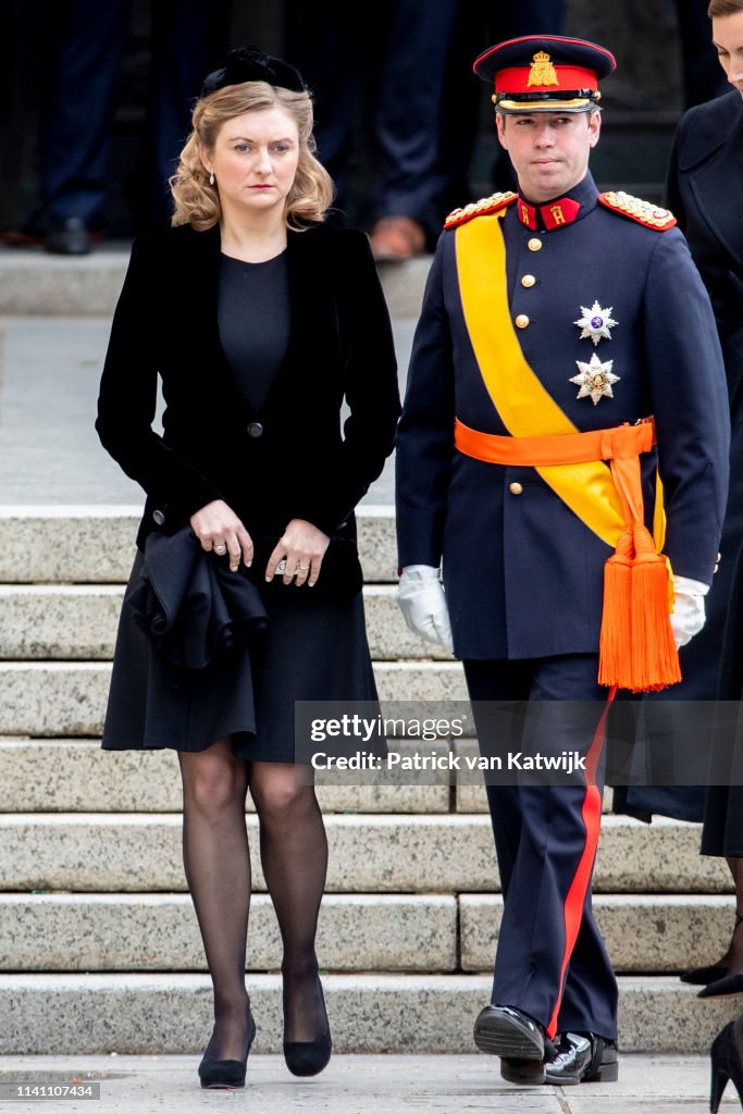 Funeral of Grand Duke Jean in Luxembourg 4 May