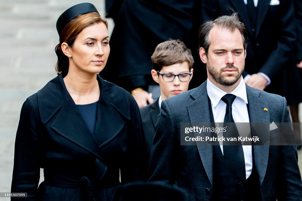 Funeral of Grand Duke Jean in Luxembourg 4 May