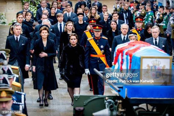 Prince Guillaume of Luxembourg, Princess Margaretha of Luxembourg, Grand Duchess of Maria Teresa of Luxembourg, Grand Duke Henri of Luxembourg, Arch...