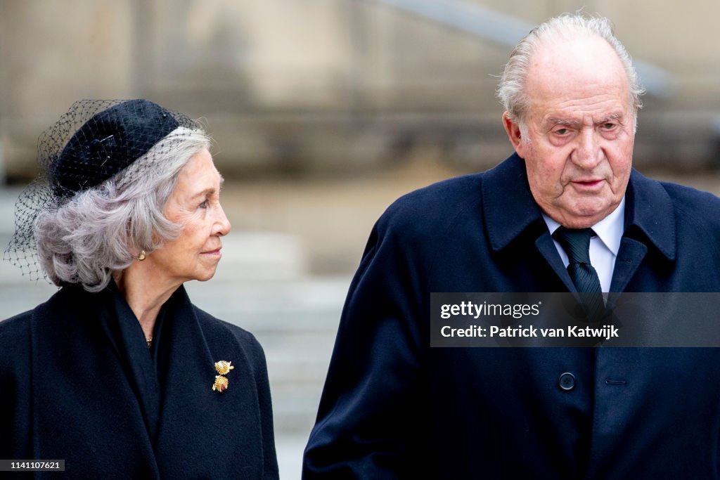 Funeral of Grand Duke Jean in Luxembourg 4 May