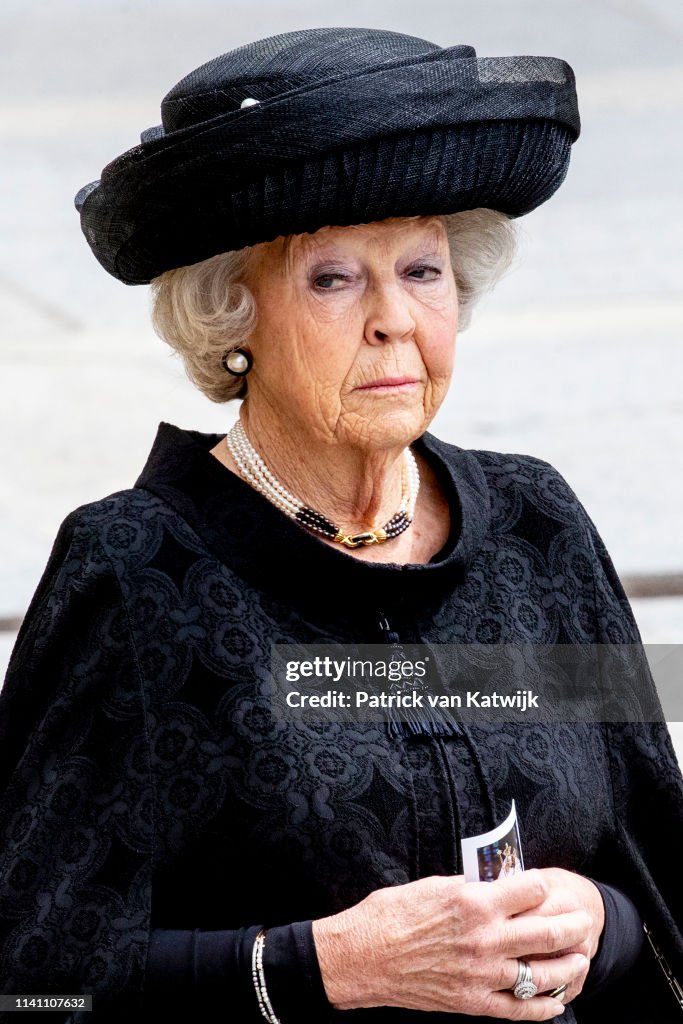 Funeral of Grand Duke Jean in Luxembourg 4 May