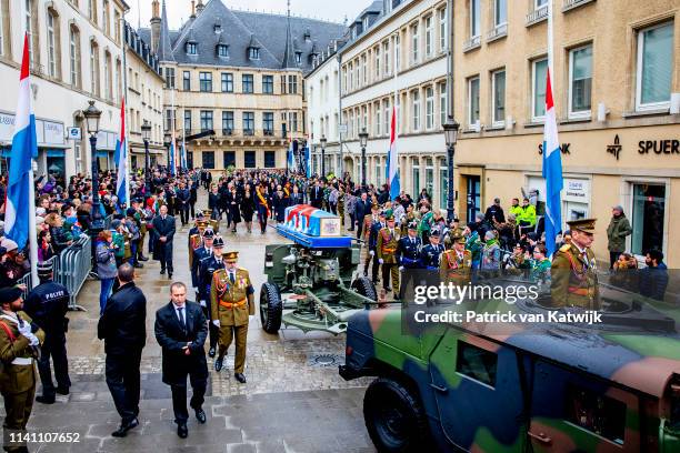 Prince Guillaume of Luxembourg, Princess Margaretha of Luxembourg, Grand Duchess of Maria Teresa of Luxembourg, Grand Duke Henri of Luxembourg, Arch...