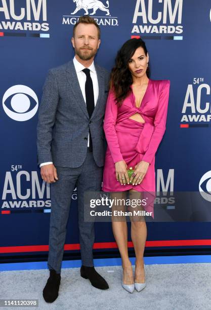 Dierks Bentley and Cassidy Black attend the 54th Academy Of Country Music Awards at MGM Grand Garden Arena on April 07, 2019 in Las Vegas, Nevada.