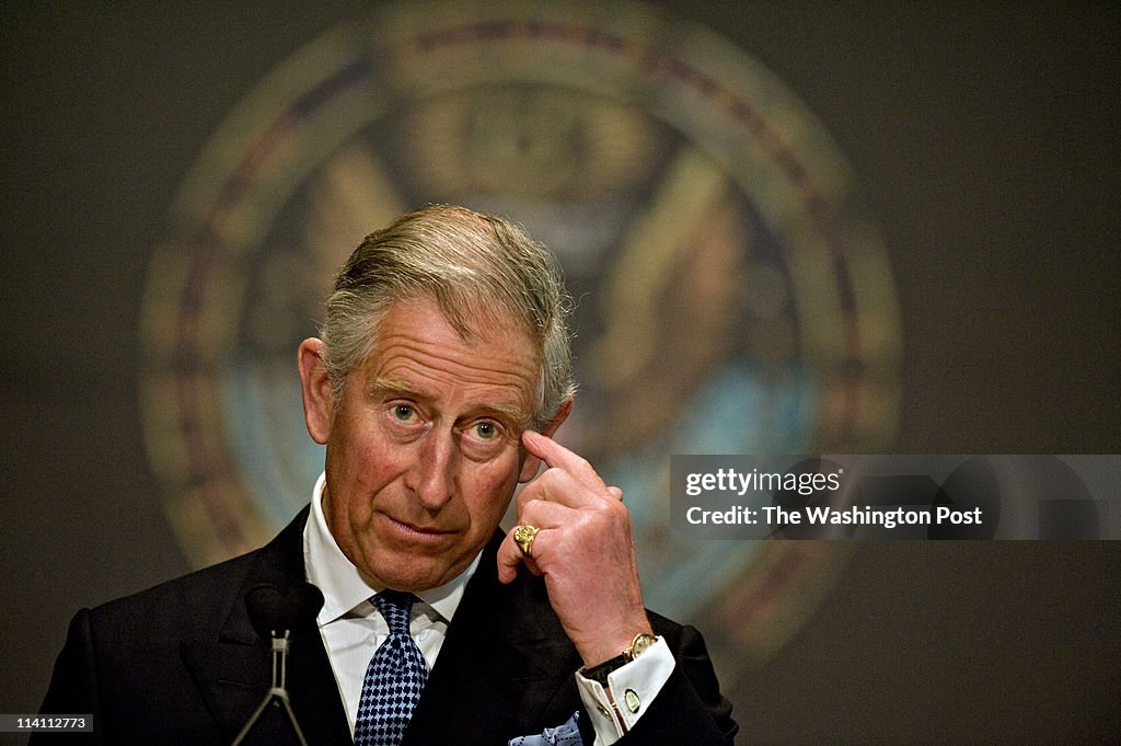 WASHINGTON, DC - MAY 4: HRH Prince Charles of Wales, the keynot