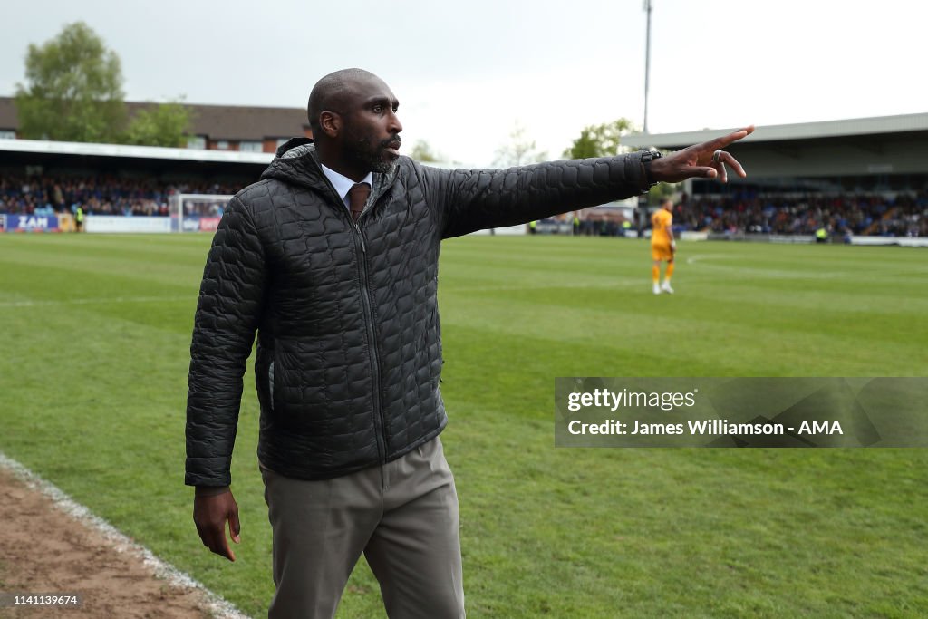 Macclesfield Town v Cambridge United - Sky Bet League Two