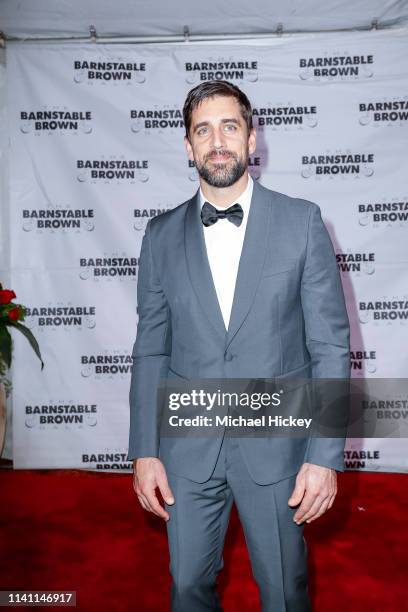 Aaron Rodgers is seen at the Barnstable Brown Gala on May 3, 2019 in Louisville, Kentucky.