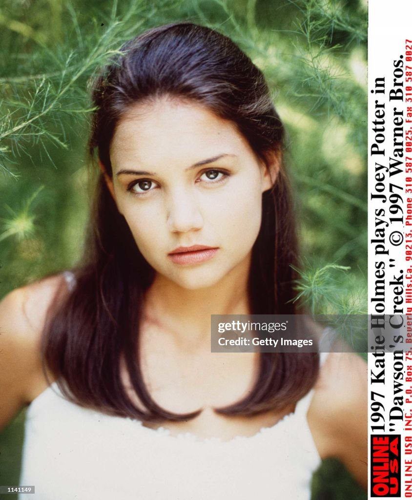 1997 Katie Holmes as Joey Potter in "Dawson's Creek."