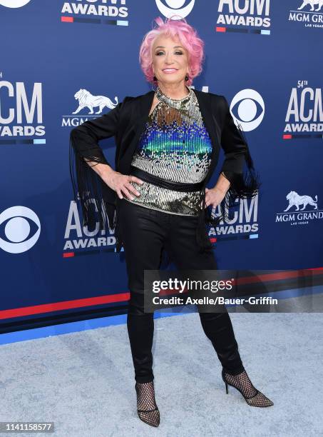Tanya Tucker attends the 54th Academy of Country Music Awards at MGM Grand Garden Arena on April 07, 2019 in Las Vegas, Nevada.