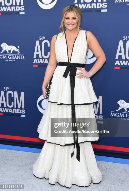 Lauren Alaina attends the 54th Academy of Country Music Awards at MGM Grand Garden Arena on April 07, 2019 in Las Vegas, Nevada.