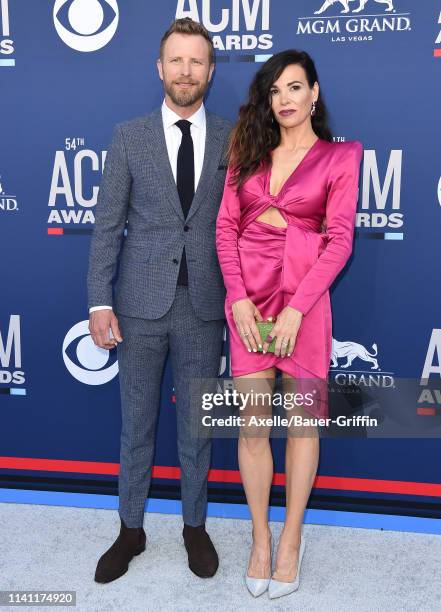 Dierks Bentley and Cassidy Black attend the 54th Academy of Country Music Awards at MGM Grand Garden Arena on April 07, 2019 in Las Vegas, Nevada.